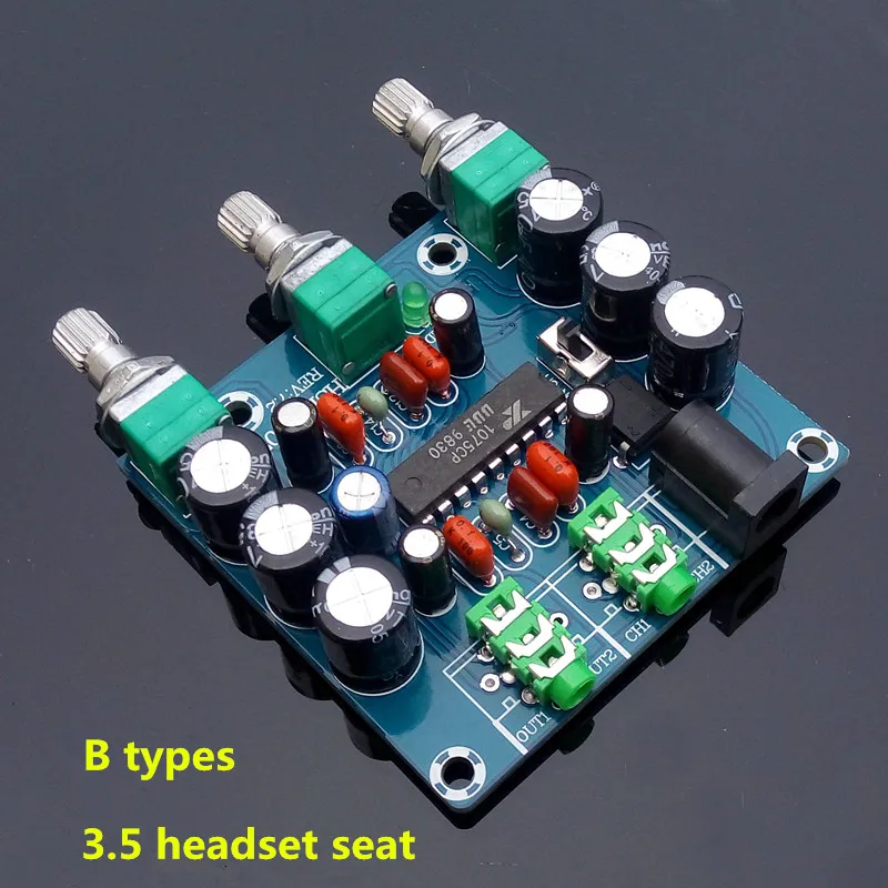 XR1075 TDA7850 BBE предусилитель аудио тон плата предусилителя автомобиля тон доска