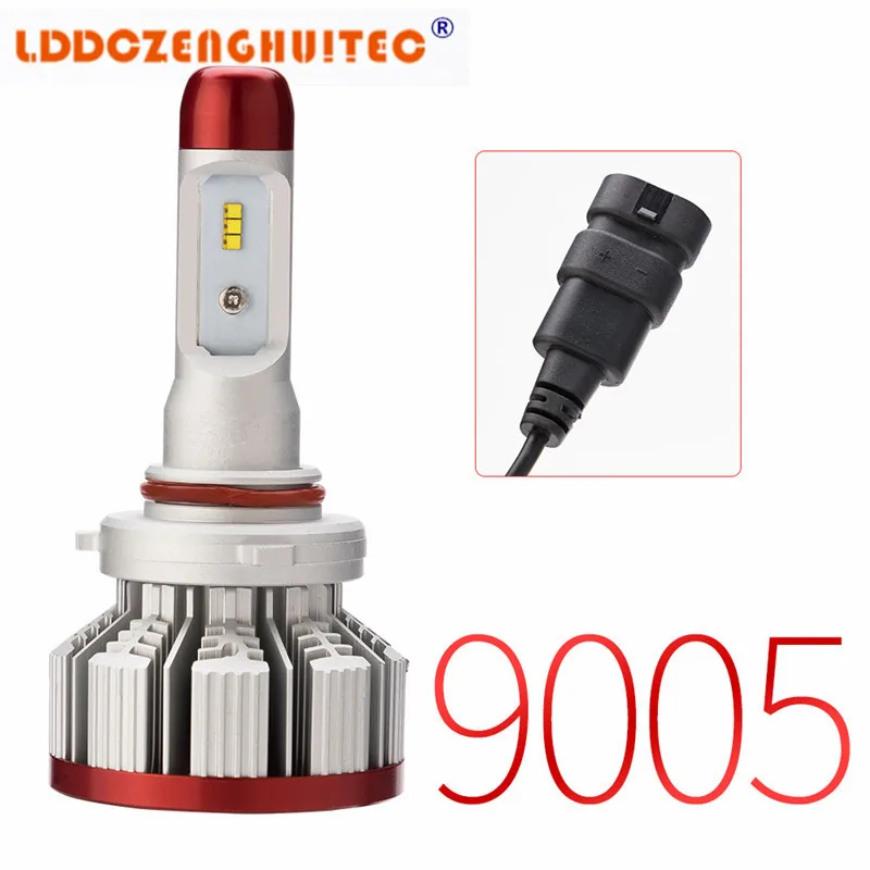 Lddczenghuitec H7 H4 светодиодный лампы фар автомобиля H11 H1 H13 H3 H27 9005/HB3 9006/HB4 9007 Hi -Lo луч 64 Вт