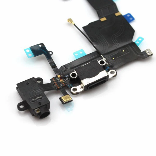 IPH0511 OEM Charging Charger Dock Headphone Jack Mic Connector Antenna Flex  For iphone 5C (2)