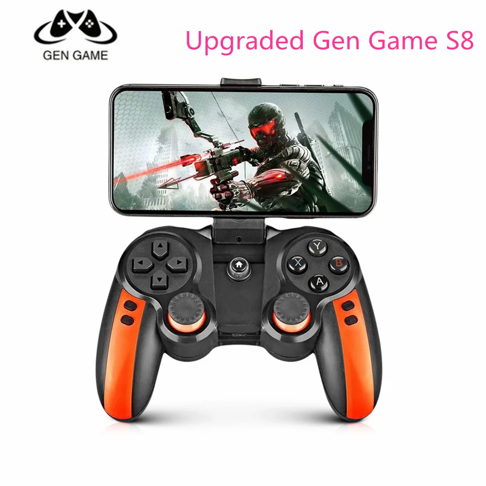 

Gen Game S8 gamepads 2 in 1 with Holder Smart Wireless Joystick Bluetooth X3 gamepad Upgraded Remote Control for PC Phone Tablet