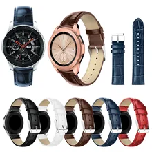 Ремешок из натуральной крокодиловой кожи для samsung Galaxy Watch 42 мм 46 мм, умный ремешок для наручных часов, браслет, ремень