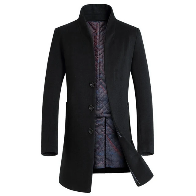 Aliexpress.com : Buy Men's Wool Coat Winter Long Sections