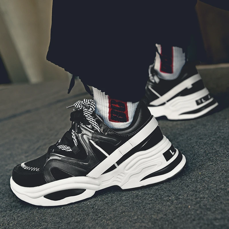 Athletic Outdoor Men Running Shoes Increasing Male Jogging Homme Triple S INS Sports GYM Casual Walking Brand Sneakers Disruptor