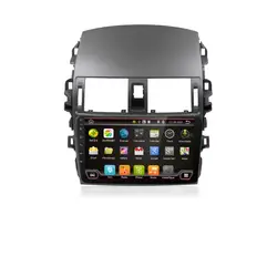 2 din android-автомобильный dvd плеер для toyota corolla 2009 автомобиль радио gps с руль навигационная система