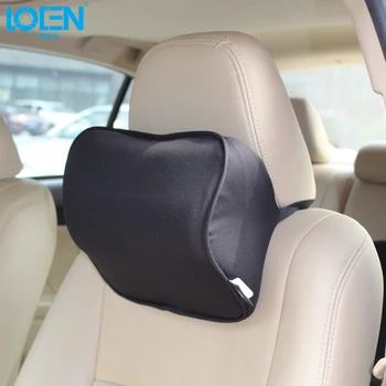 

Car Elastic Cloth Cover Neck Headrest Super Soft Memory Foam Auto Seat Cover Head Neck Rest Cushion Breathable Car Neck Pillow
