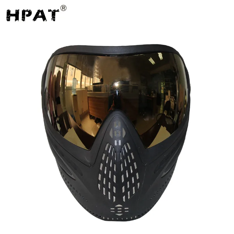 Protection Auditive Masque Tactique Airsoft Et Casque de Paintball Rapide Sangle R/églable Masque Anti-Brouillards Masque Protecteur Complet Pour Masque Anti-Bu/ée /Équipement de Protection Chasse