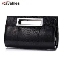2017 Women PU alligator Leather handbag famous brand lady party evening day clutches tote bag shoulder
