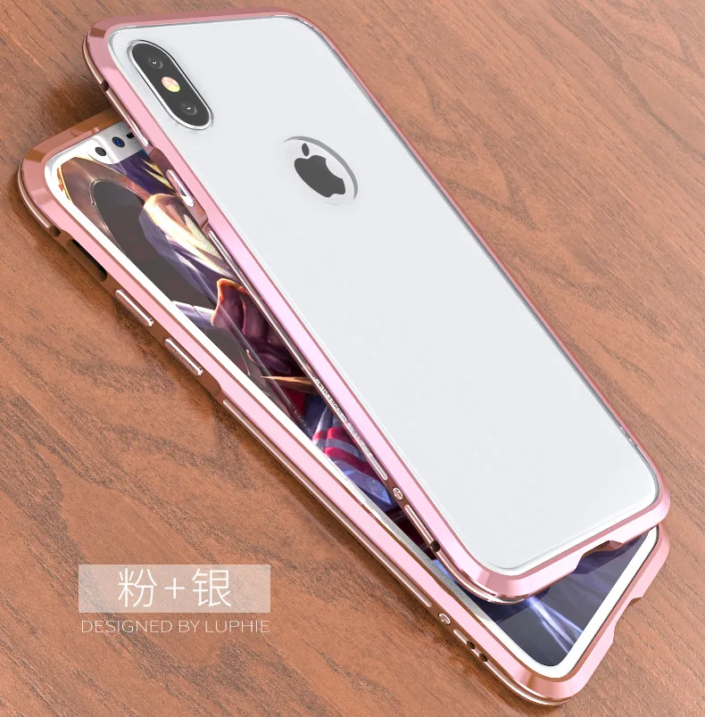 Для Apple iphone X чехол ультра тонкий чехол тонкий роскошный корпус металлический алюминиевый каркас полупрозрачный матовый чехол для iphone X 10 Чехол