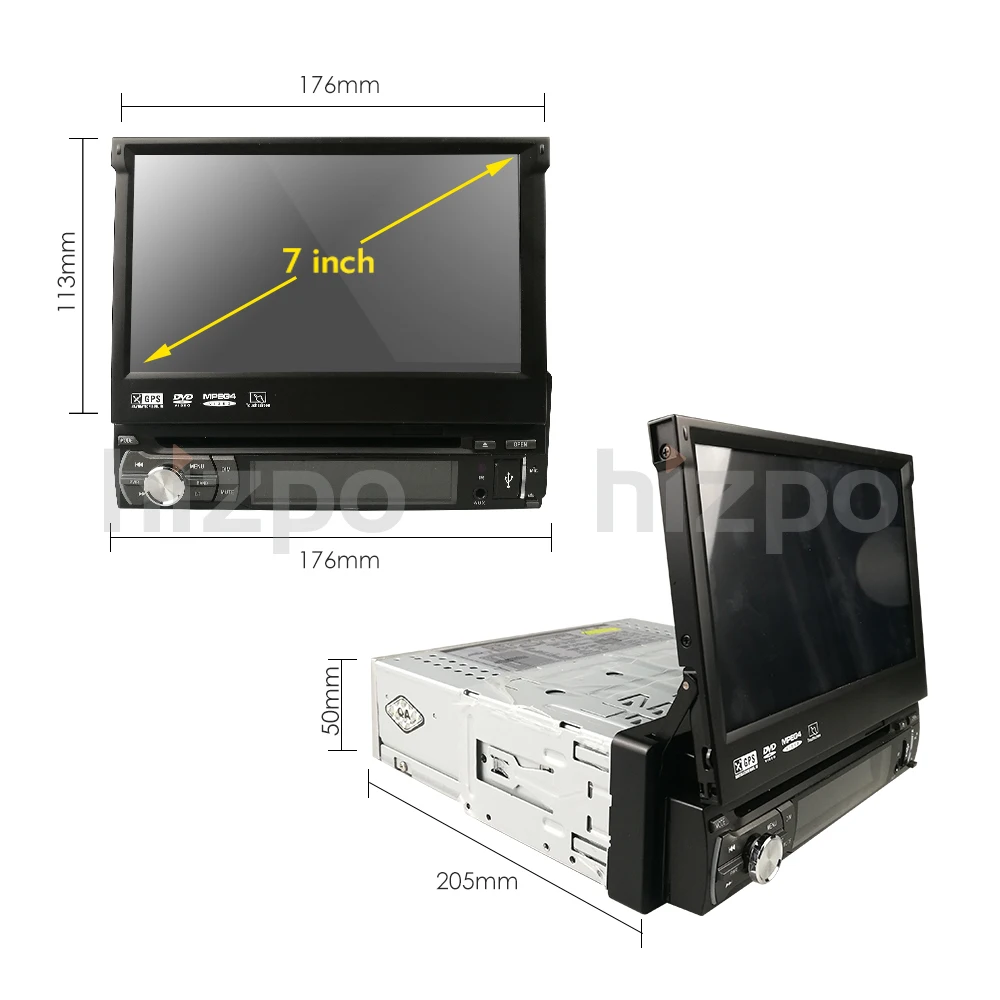 Универсальный 1 din Android 9 четырехъядерный автомобильный dvd-плеер gps Wifi BT Радио BT USB 32 Гб SD 16 Гб rom 4G SIM LTE сеть SWC RDS CD OBD2