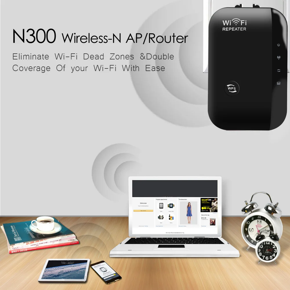 wireless signal amplifier Kebidumei Không Dây-N Repeater WIFI 300Mbps 802.11N/B/G Tín Hiệu Ăng Ten Tăng Mở Rộng Bộ Khuếch Đại Repeater phạm Vi Mở Rộng internet amplifier booster