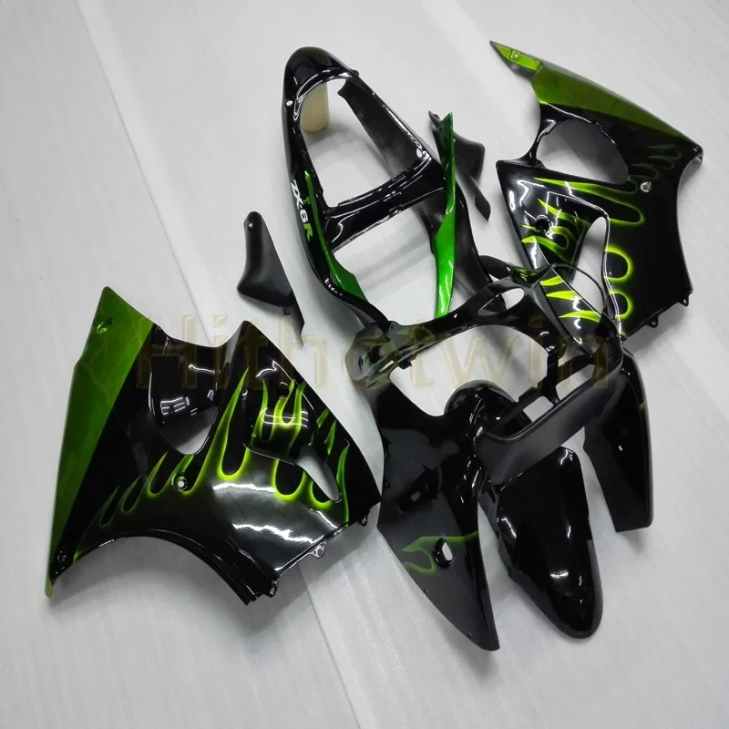 Пользовательские мотоцикла на одно изделие для Kawasaki ZX6R 00-02 ZX-6R 636 2000 2001 2002 Обтекатели литья под давлением черный - Цвет: O
