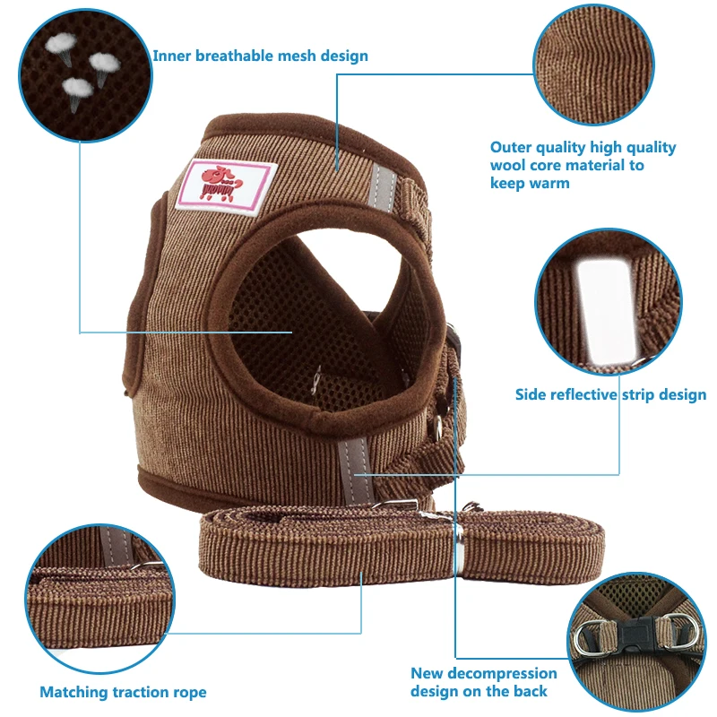 Pet-Dog-Cat-Harness-with-Leash-Adjustable-Vest-Walking-Supplies-Soft-Breathable-Collar-Puppy-for-Small (1)