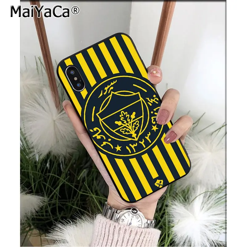 MaiYaCa Турция Fenerbahce футбол Силиконовый ТПУ мягкий черный чехол для телефона iPhone 5 5Sx