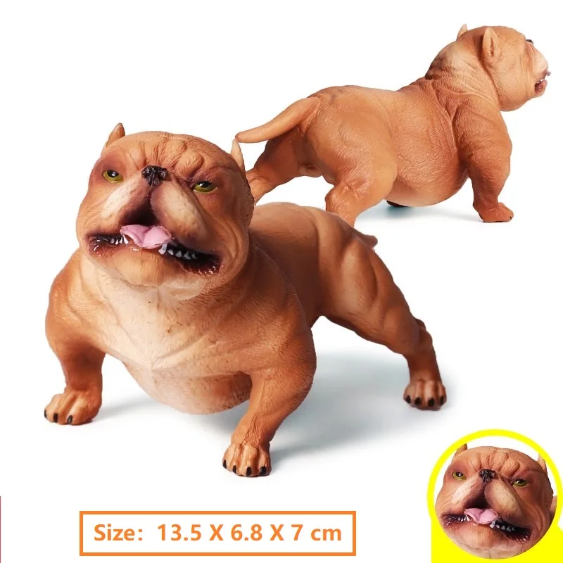 Животное собака Американский Bully Pitbull моделирование модель животного