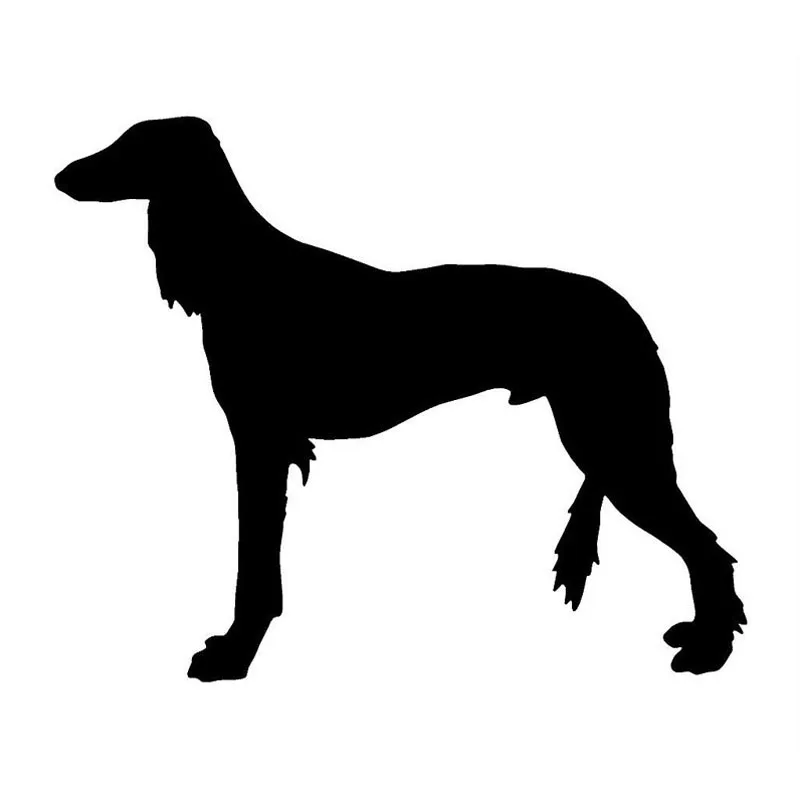 15.5*12.7CM Saluki Dog Car Stickers Reflective Vinyl Decal Styling Motorcycle Accessories Black/Silver S1-0749 | Автомобили и
