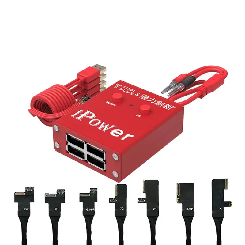 

Power Supply iPower Test Cable With ON/OFF Switch iPower Pro for iPhone 6G/6P/6S/6SP/7G/7P/8G/8P/X DC Power Control Test Cable