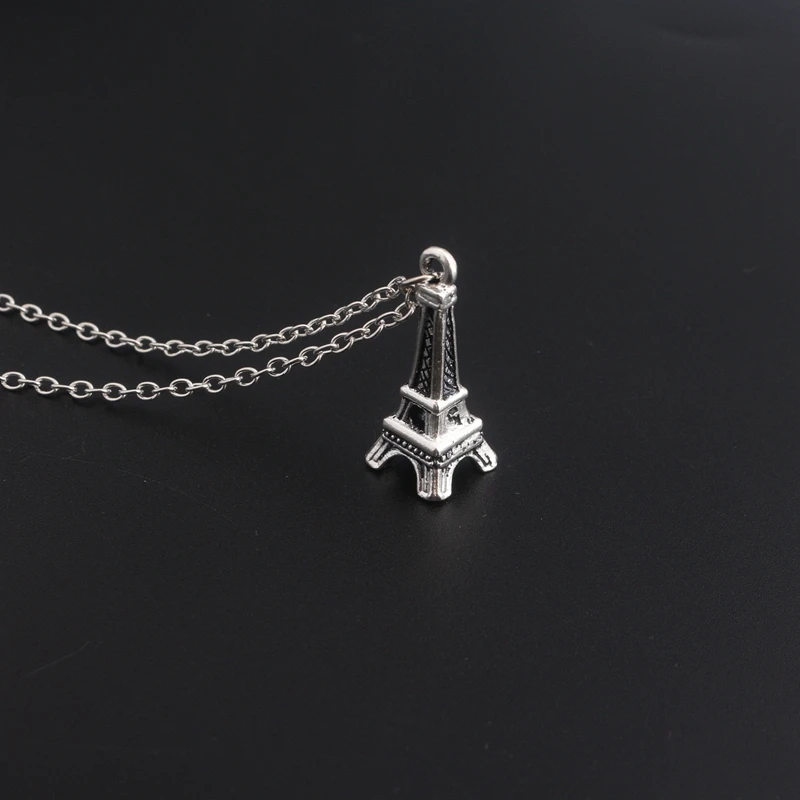 Fashion trend jewelry Eiffel Tower Necklace Pendant alloy Paris Tower
