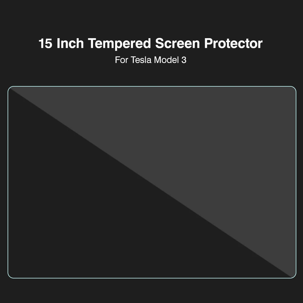15 дюймов сенсорный экран Защитная пленка для Tesla модель 3 автомобильный навигационный центр консоль Закаленное стекло протектор