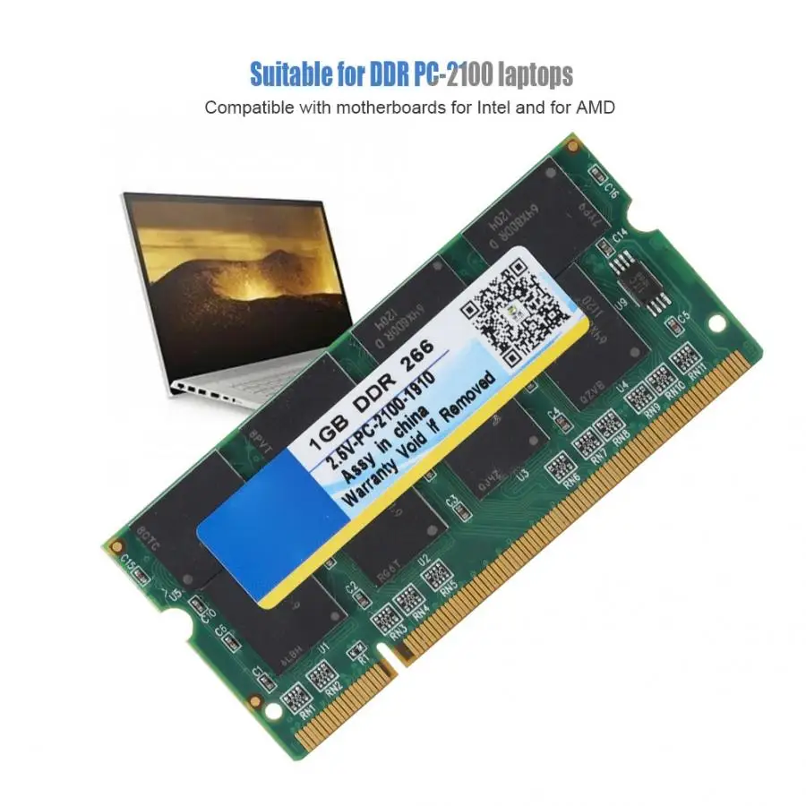 1G 266 MHz 200 Pin ноутбук ОЗУ для DDR PC-2100 ноутбук полная совместимость для Intel/AMD