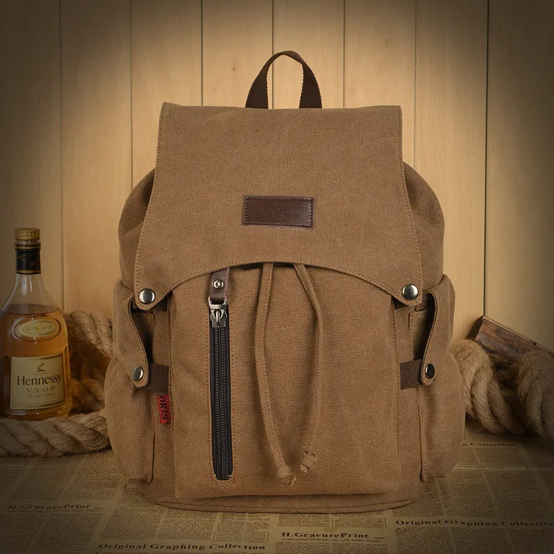 Men s Backpacks Women Canvas Casual Backpack Men Shoulder Bags Schoolbags for Boy Rucksack Student School