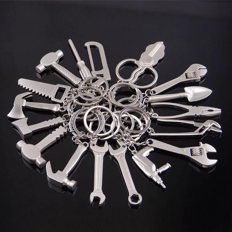 

1 PC High Quality Zinc Alloy Creative Tool Wrench Spanner Keychains Key Rings Key Chains Girls/Boy Friend Gift Key Chain