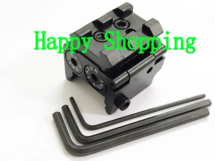 

Mini Compact Tactical Red Dot Laser Sight Scope Fit For Pistol Gun With Rail Mount 20mm Collimator Gun Laser