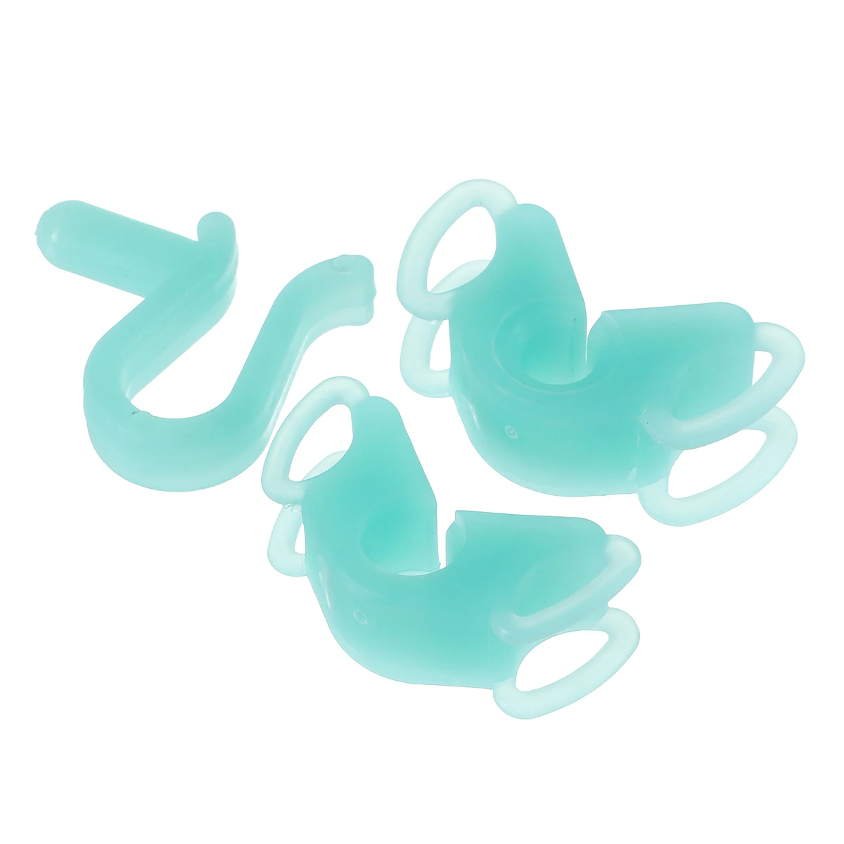 

2pc/Set Dental Bite Blocks Prop Soft Silicone Cheek Retractor Mouth Opener Autoclave Orthodontic Oral Care Tool 2 Size