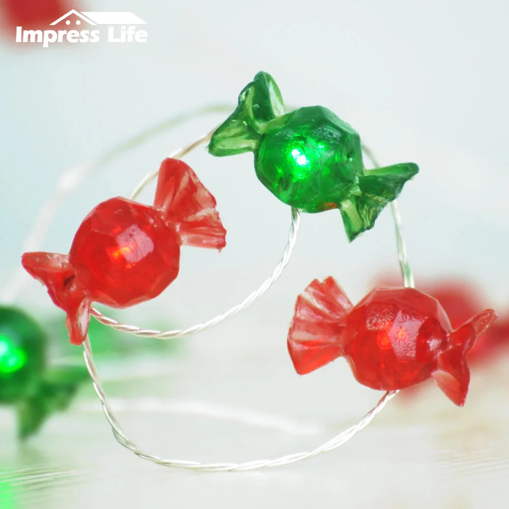 Candy String Lights Christmas 10ft LED Copper Wire Remote Wedding