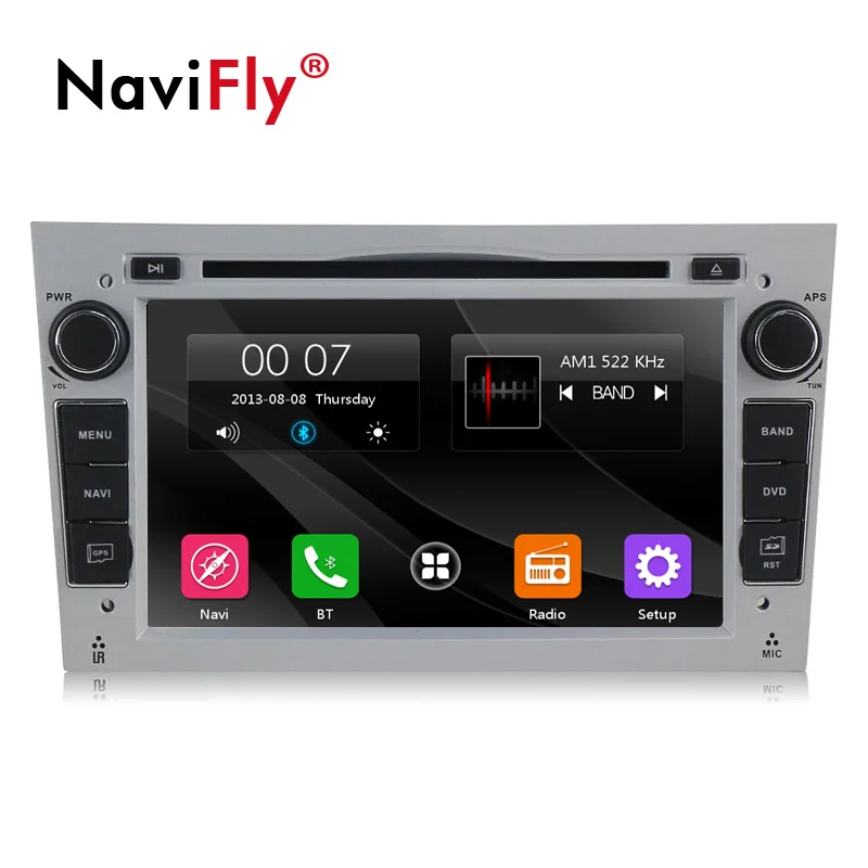 

NaviFly 2 DIN Car dvd player radio for Vauxhall Opel Astra H G J Vectra Antara Zafira Corsa With GPS navigation RDS BT MIC