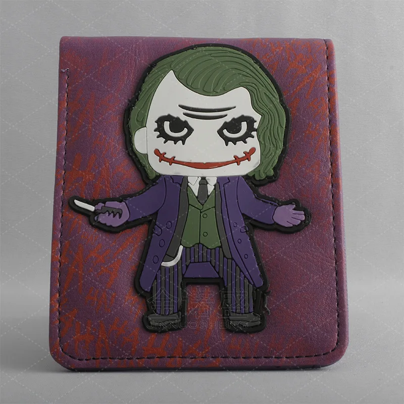 Free ShiFree Shipping Anime Wallets The Joker Batman Vampire Logo
