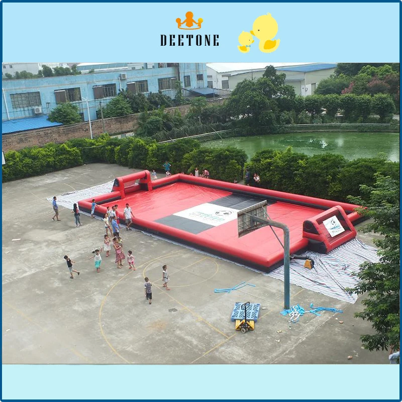 hot sale indoor sports equipment new mini inflatable soccer field