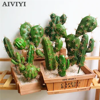 

Foreign trade excellent products artificial succulent plant cactus green plant desktop creative DIY fake plant table holiday hom