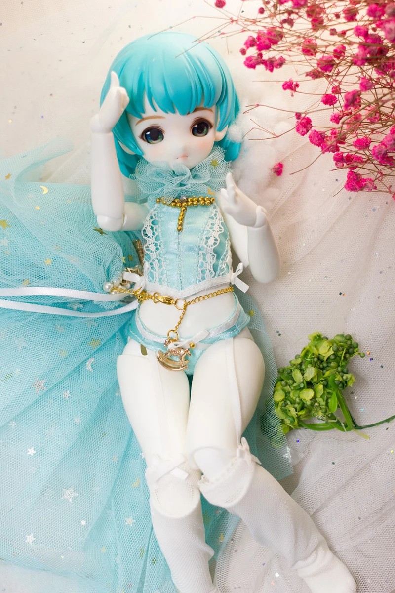 

Resin wig and 1/6 scale BJD doll Raggirl free eyes hot dolls resin toy gifts HeHeBJD free shipping