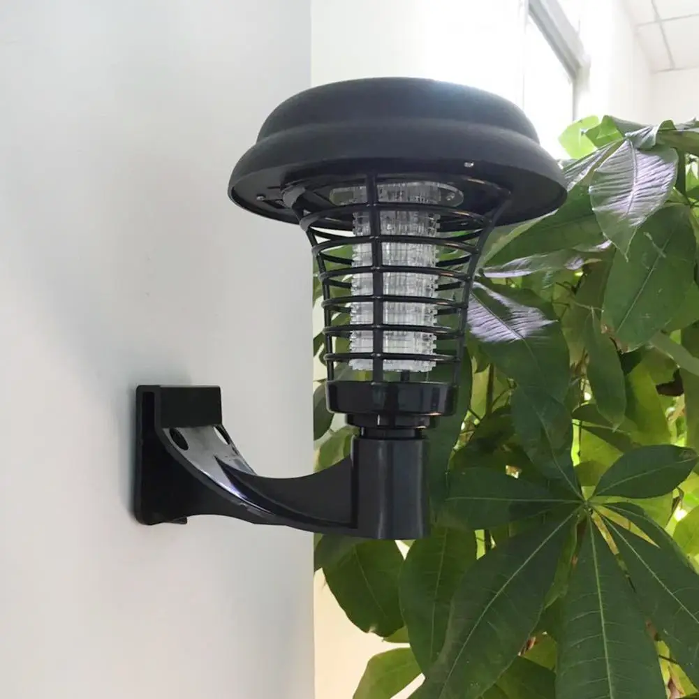 

HobbyLane Solar-Powered Outdoor Insect Killer Bug Zapper Mosquito Killer Solar LED Garden Light for Pathway Lawn Patio