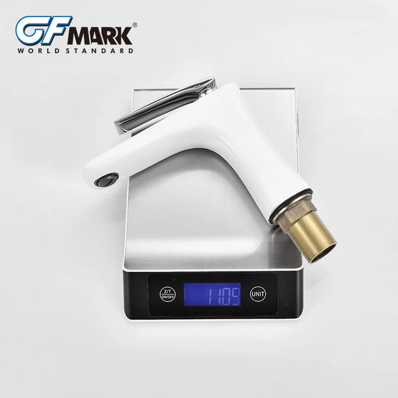 GFmark смесительный кран белый матовый черный хром краны настенное крепление