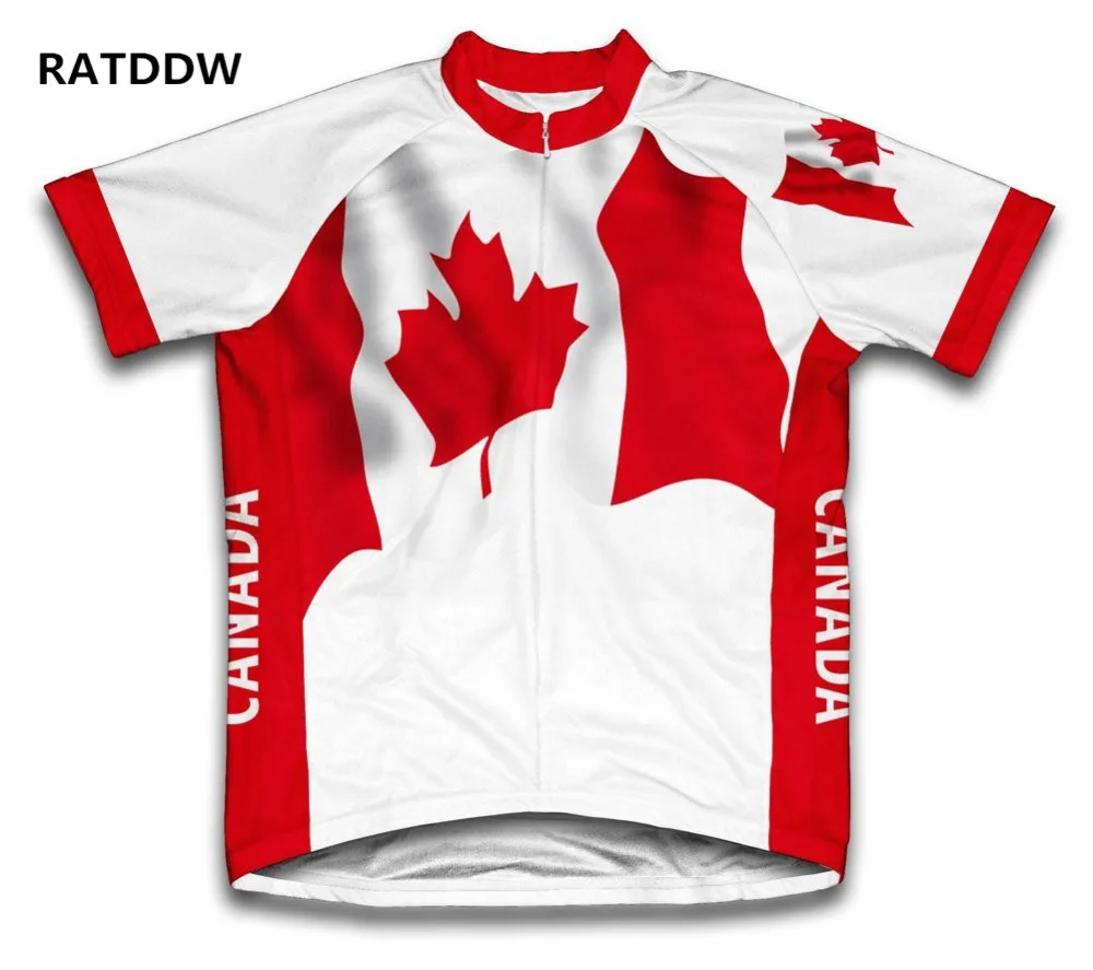 New Arrivel Canada Flag Cycling Clothing Bike Clothing Men