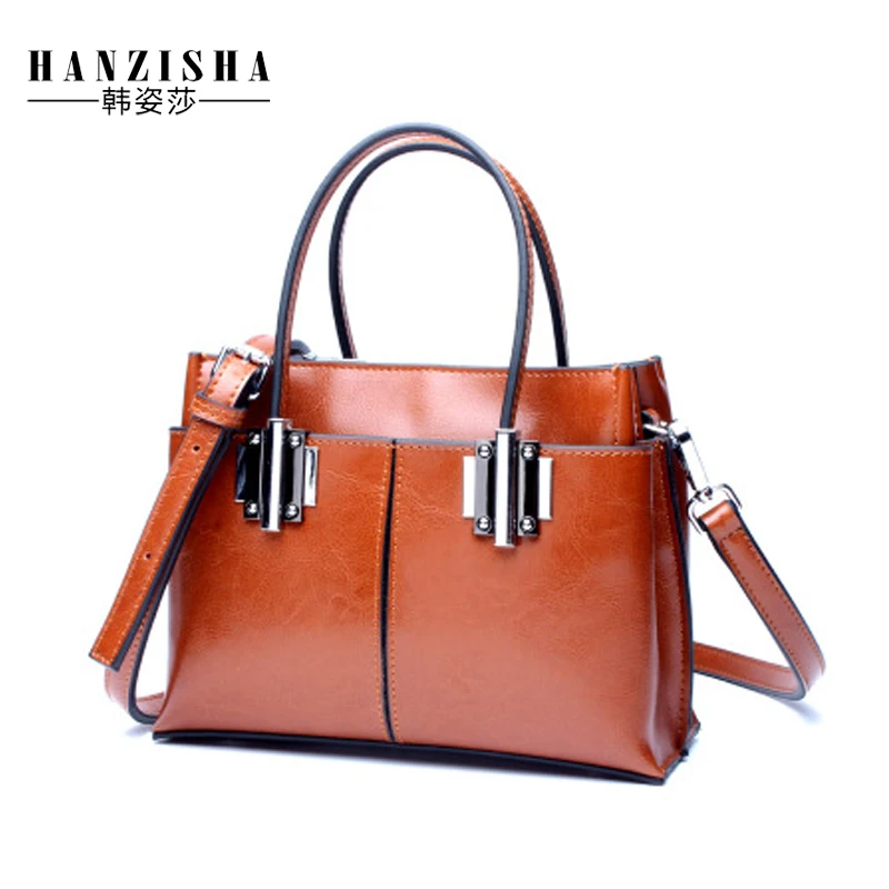 

2018 New Fashion Brand Genuine Leather Women Handbag Satchels Pattern Women Shoulder Bag Cow Leather Women Messenger Bag Female