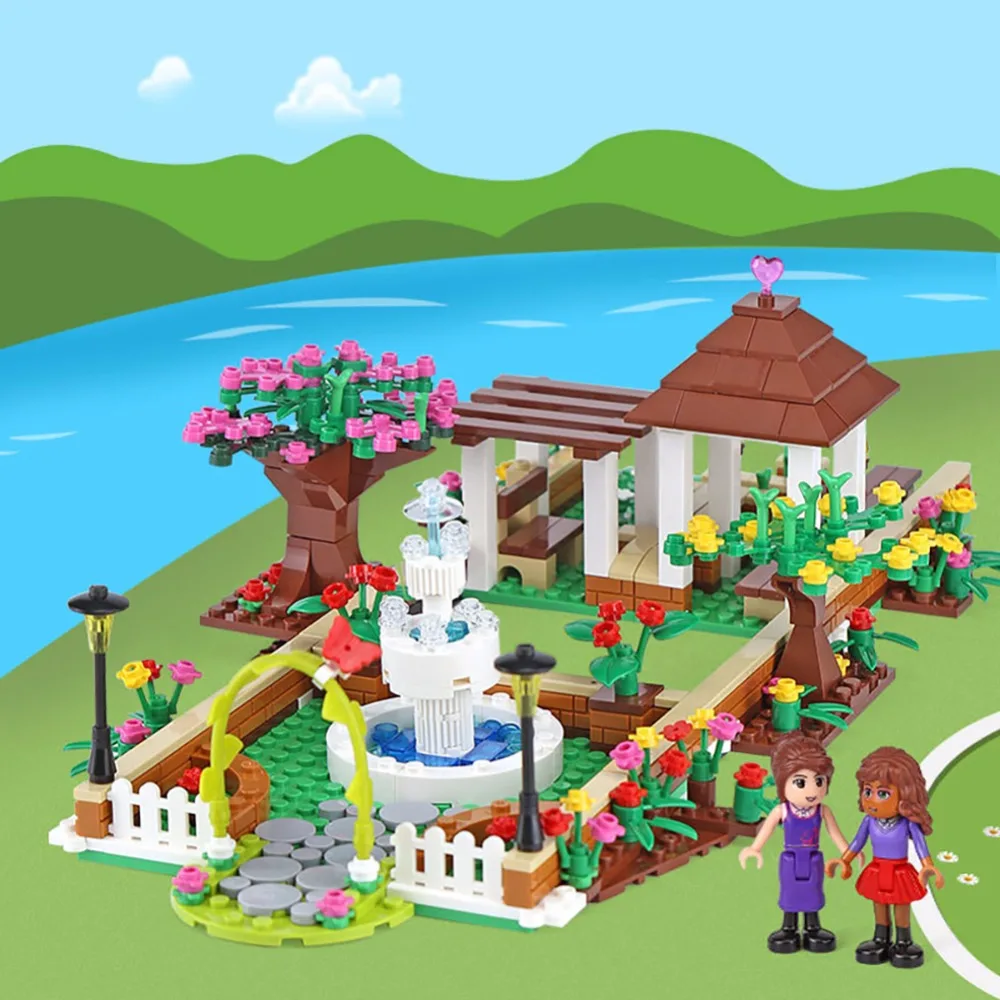 

XINGBAO 12004 Friends Series the Corner of the School figures Building Blocks Bricks Compatible Legoing Friend Toys for children