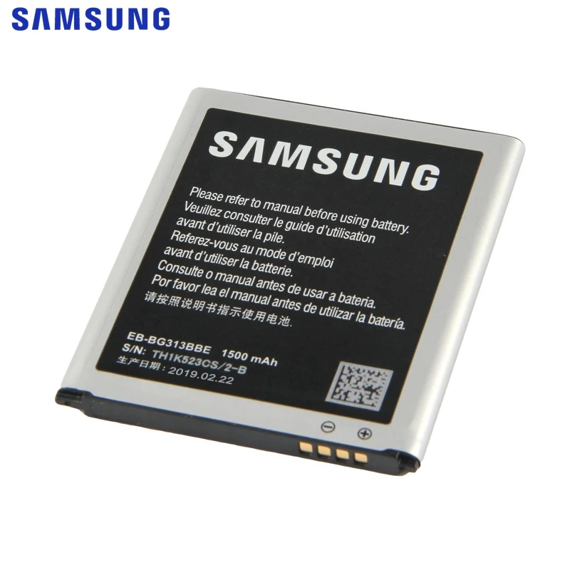 Оригинальная батарея Samsung EB-BG313BBE для Galaxy ACE 3 ACE 4 Neo Lite G313H S7272 S7898 S7562C G318H G313M J1 Mini Prime 1500 мАч