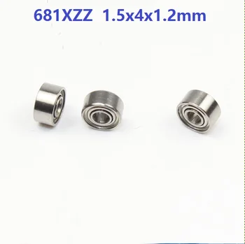 

500pcs/lot 681XZZ Non-standard size deep groove ball bearings Miniature Mini bearing 1.5x4x1.2 mm 1.5*4*1.2mm