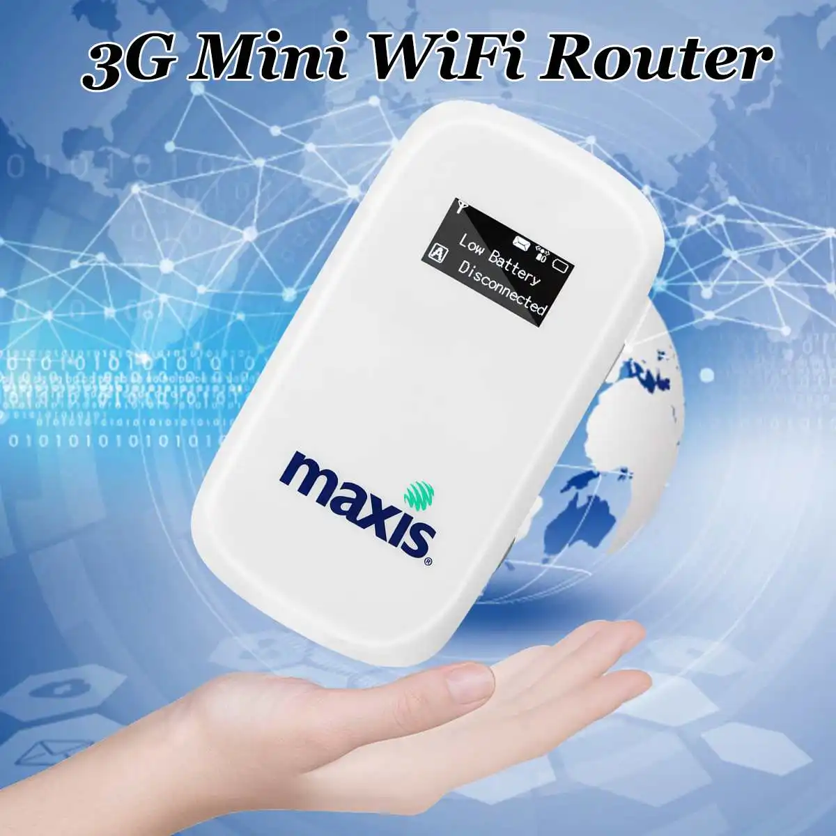 

UNLOCKED- 3G Mobile Broadband Modem Wifi Router Mifi SIM Card Wireless Hotspot