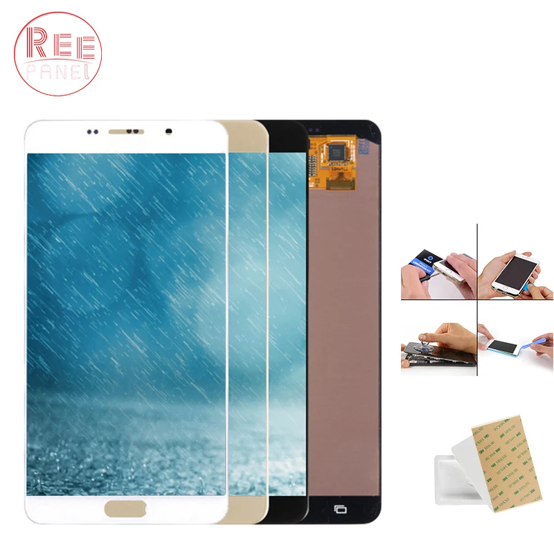 

AAA+ Quality 6.0" AMOLED Display for SAMSUNG Galaxy A9 Pro A910 LCD Screen Touch Digitizer 2016 A9 Pro A910 A9100 LCD Display