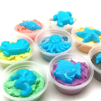 

60ML Tropical Stretch Cloud Slime Scented Charm Mud Stress Relief Kids Clay Toy