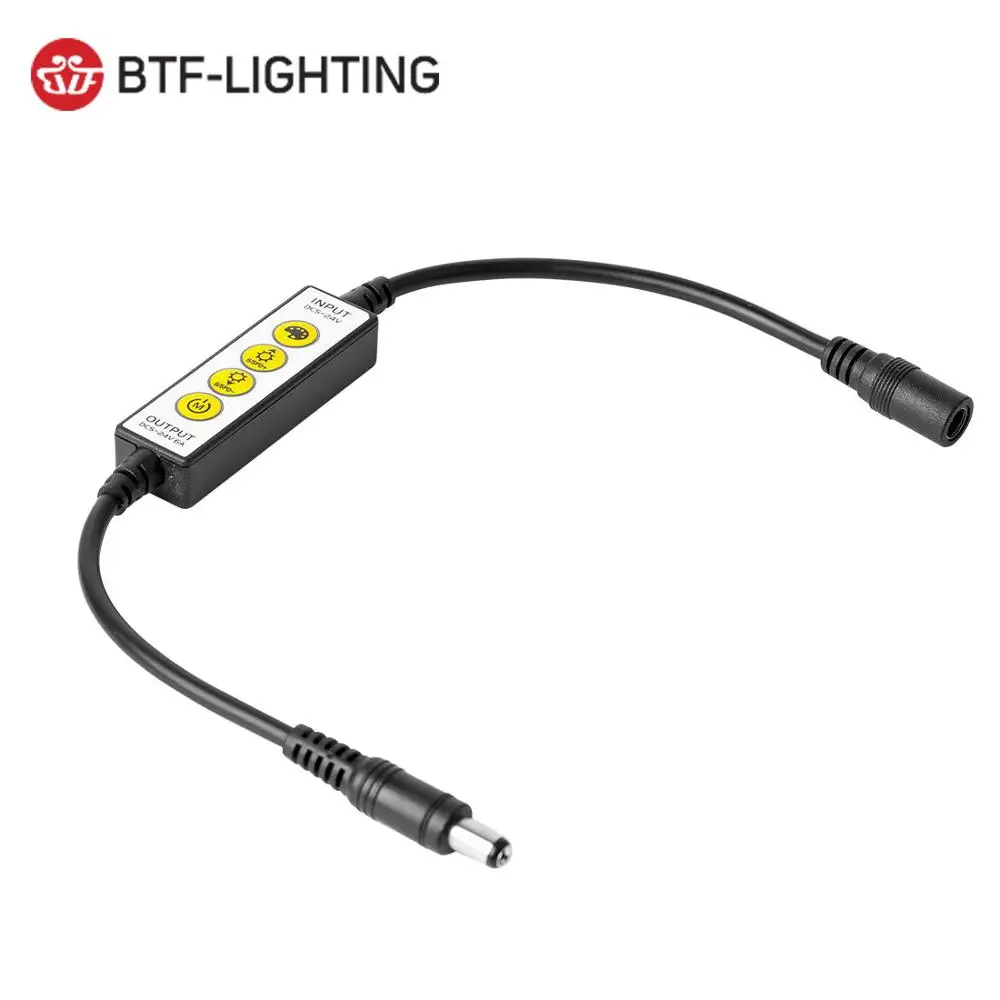 Светодиодный мини контроллер DC5 24V с 4 кнопками 5050 одного цвета/RGB/RGBW/CCT/RGB + CCT