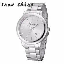 snowshine #10 Luxury Fashion Women’s Crystal Stainless Steel Quartz Analog Wrist Watch free shipping