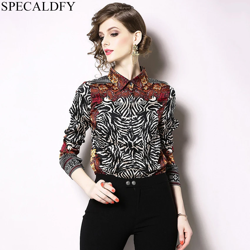 

European Fashion Vintage Blouse Womens Tops And Blouses 2019 Spring Long Sleeve Shirt Women Elegant Shirts Blusa Femininas