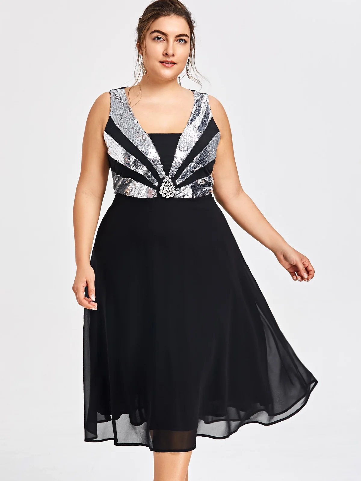 sparkly outfits plus size