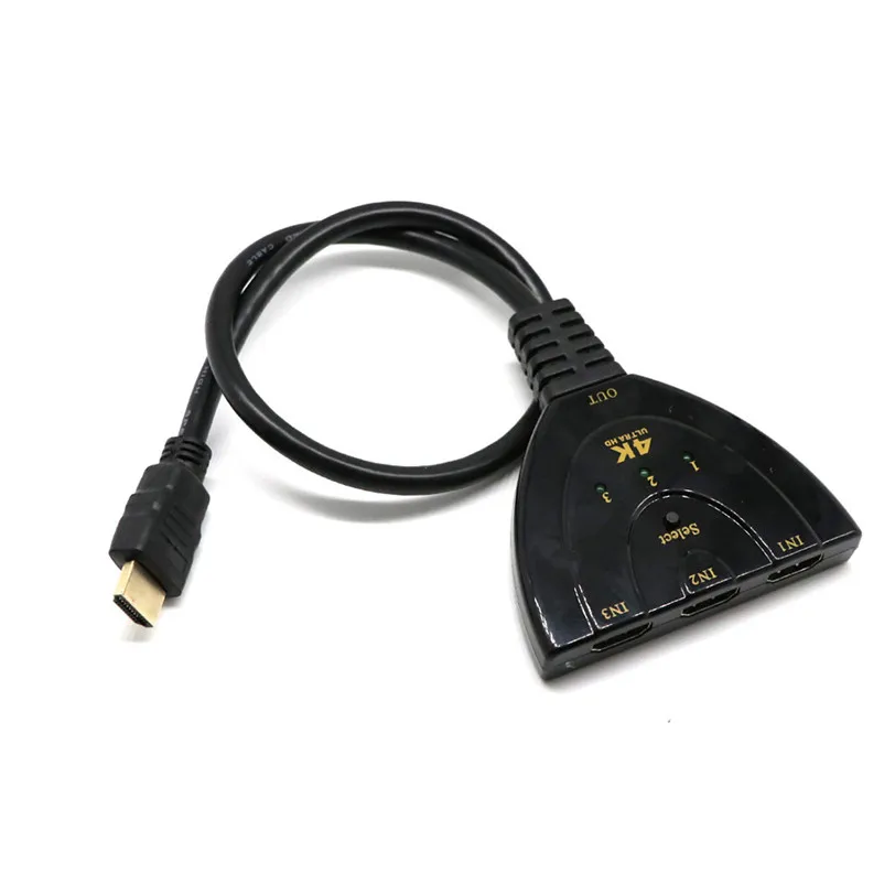 3 в 1 из 4 К * 2 К hdmi-переключатель-концентратор Splitter Switcher адаптер 3 Порты и разъёмы HDMI Splitter jul17 профессиональная заводская цена Прямая доставка