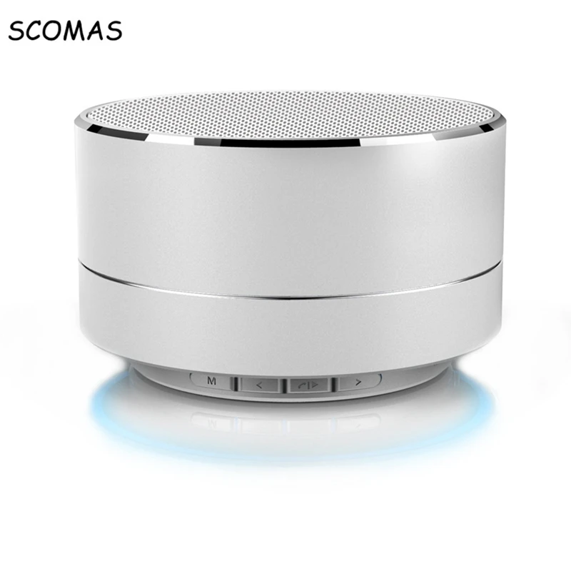 Wireless Bluetooth Speaker Mini Metal Speakers Micro SD TF Card