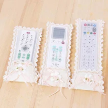 1 шт. чехол для пульта дистанционного управления креативный красивый карман из ткани сумка для ТВ пульт дистанционного управления пылезащитный чехол